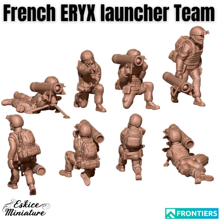 French ERYX Launcher team - 28mm's Cover