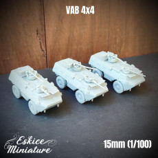 Picture of print of VAB 4x4 french armored transport - 28mm