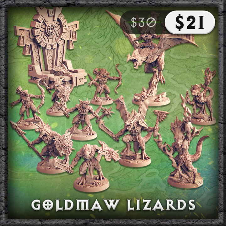 Goldmaw Lizards - Non-Pioneer's Cover