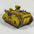 Heavy Armored Laser Tank Hunter print image