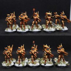 Picture of print of Greater good guard anime figurines