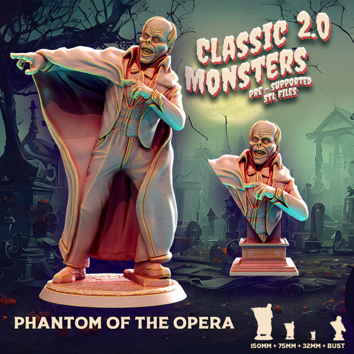 phantom of the opera + bust's Cover