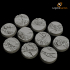 LegendGames 28.5mm Round Natural Stone and Rock bases x10 image