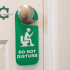 Cobotech Bathroom Do Not Disturb Door Hanger image