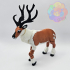 Reindeer - Flexi Articulated Animal (print in place, no supports) image