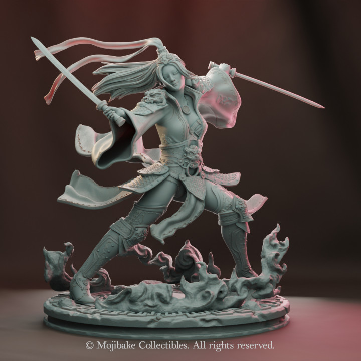 Blades of Harmony: The Peaceful Warrior Princess diorama (Presupported)'s Cover