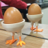 Egg holder with legs image
