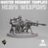 Master Regiment Template Heavy Weapons Set image