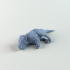 Leptoceratops sleeping 1-35 scale pre-supported dinosaur image