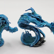 Picture of print of Water Elementals - RPG Monster DnD 5e - Mortal Enemies Set 11