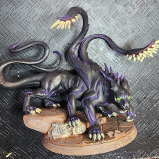 Picture of print of Displacer Beast - RPG Monster DnD 5e - Mortal Enemies Set 10