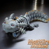 RoboLotl - Robot Axolotl, Print-In-Place Body, Snap-Fit Head, Cute Flexi, image