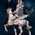 West Human on Horse with Banner | West Humans | Fantasy image