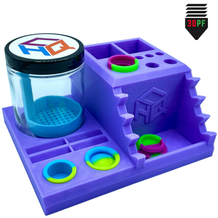 3D Printable Paint Station Starter Set with UV curing station by Esteban  Cantu