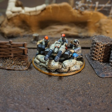 Picture of print of Rebel Yell Gatling Team