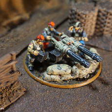 Picture of print of Rebel Yell Gatling Team