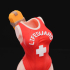 Lifeguard Body Vase - Female image