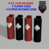 Clipper Lighter Case + Keychain Case (Playing Card Suits) image