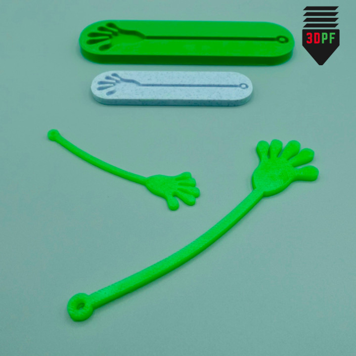 3D Printable Sticky Hand Mold by MysticMesh3D