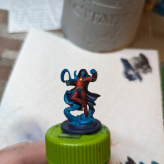 Picture of print of L, the Blue Wizard