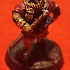 Picture of print of Dwarf Bandits (set of 3 x 32mm scale presupported miniatures)