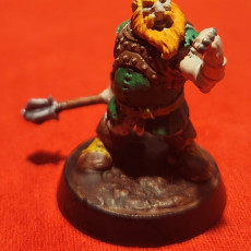 Picture of print of Dwarf Bandits (set of 3 x 32mm scale presupported miniatures)