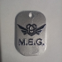 M.E.G. dog tag (the Backrooms) image