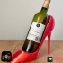 Stiletto High Heel Wine Bottle Holder - Easy Print image
