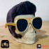Elvis Presley Skull - Color Print Multiparts image