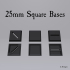 25mm Square Bases (Normal, Slotted, Diagonally Slotted) image