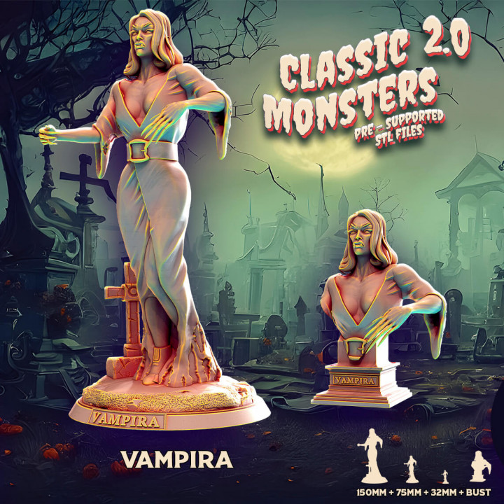 vampira + bust's Cover