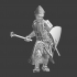 Tribe Bonus Figure - Medieval warrior bishop advancing image