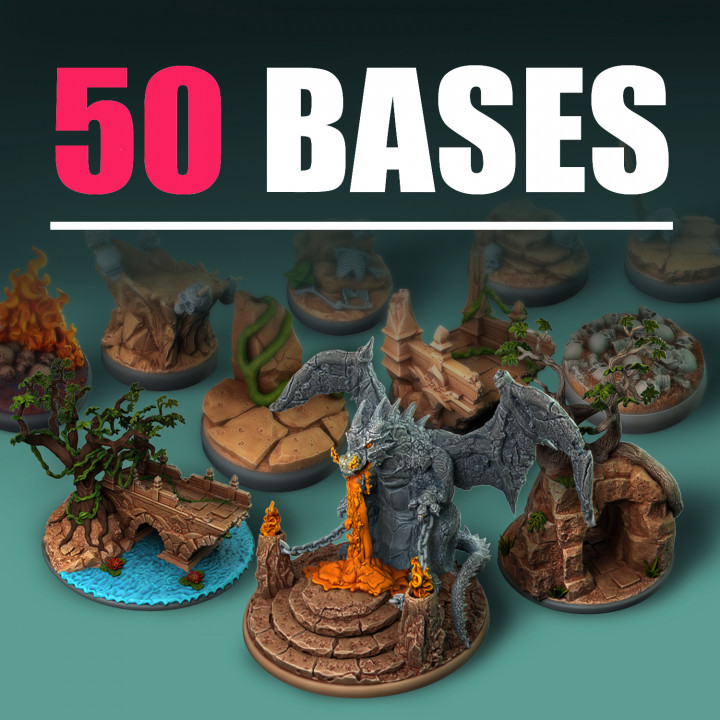 Fantasy Bases - 50 pc's Cover