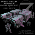 HEXTECH - Borealis Class Dropship - Standard Config (Battletech Compatible Hex Terrain) image