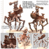 026 Necro Karakuri Robot Skeleton Big Yellow Orbot Weaver Spider Machine with Detachable Turret and Poseable Legs image