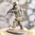 Sci-fi Automatic Rifleman - Atrius Group Mercenary print image