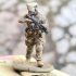 Sci-fi Automatic Rifleman - Atrius Group Mercenary print image