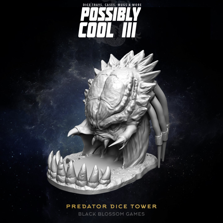 T3T02 Predator Dice Tower :: Possibly Cool Dice Tower 3's Cover