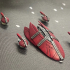 SCI-FI Ships Fleet Pack - The Watchers - Presupported print image