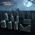 Gothic Cemetery Terrain Set - Supportless image