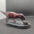 Majungasaurus crenatissimus : Simosuchus Display print image