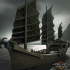 Oriental Pirate Junk Ship - Supportless Terrain image