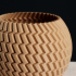 Sphere Planter Zigzag (vase mode) image