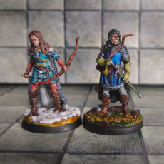 Picture of print of DnD Heroes Human Ranger Female [Pre-Supported]