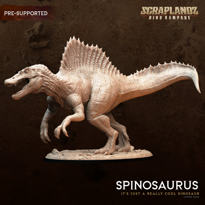 Spinosaurus - Dark Gods Scraplandz's Cover
