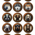 Canine Companions - 16 Pack VTT / Printable Tokens image