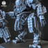 A Man and his Robot 100mm 3D Printable image