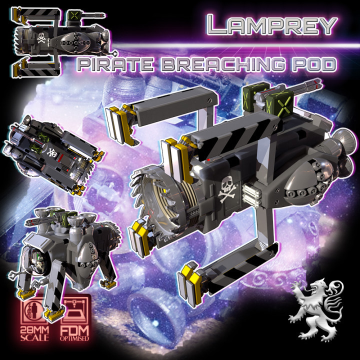 Lamprey Pirate Breaching Pod's Cover