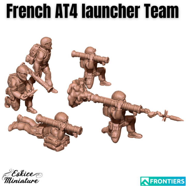 Modern French with AT4 Rocket launcher - 28mm's Cover
