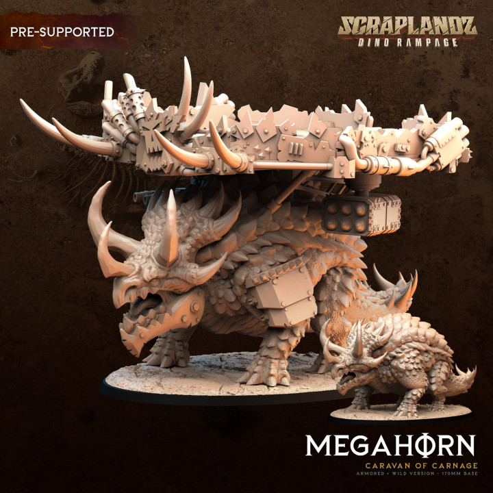 Megahorn - Dark Gods Scraplandz's Cover